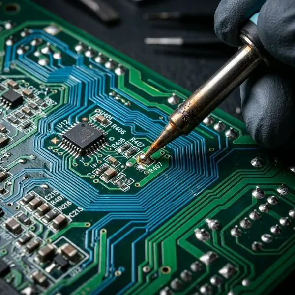 TV motherboard component repair